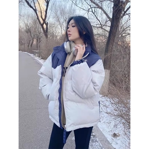 羽绒棉服女冬季高级感韩版宽松设计感小众棉袄外套潮图片