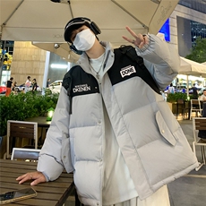 港风23新款冬季时尚百搭潮流加厚棉服外套MY64303P125控158，男装棉衣，电商A268A