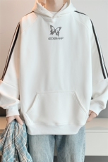 400高克重华棉卫衣秋冬内景重磅宽松连帽衫男WY00175/P55加绒P60，男装卫衣，电商B316