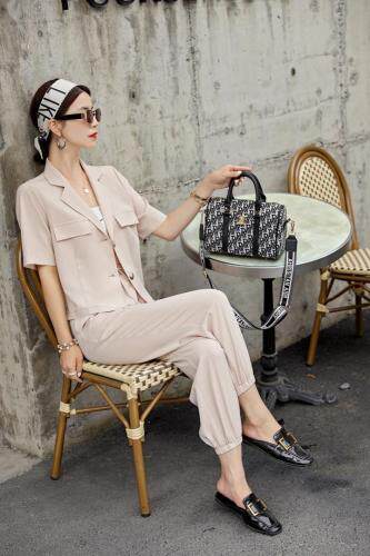 夏装套裤新款，女装，村口伊依