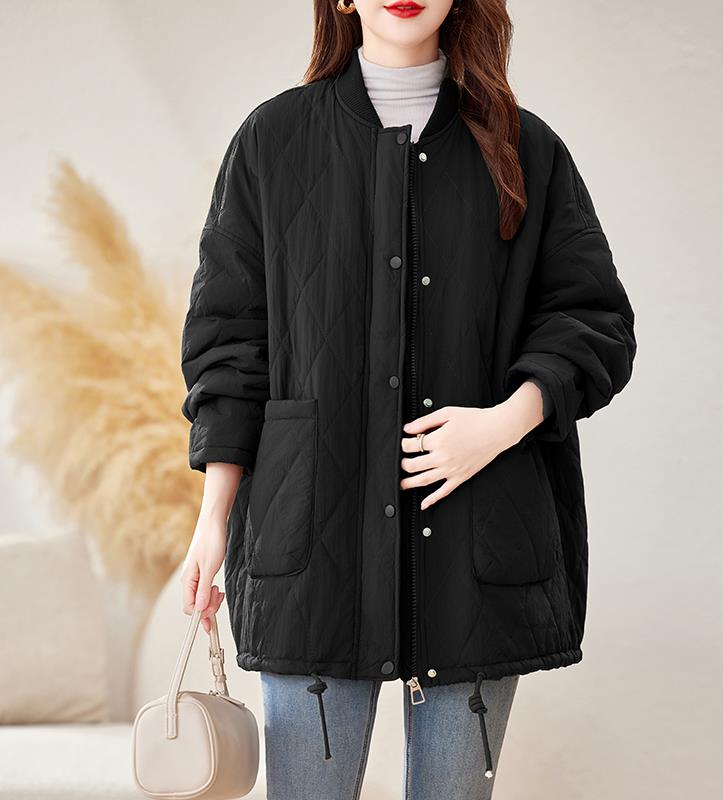 2024冬季新款时尚潮流女装棉服宽松显瘦保暖外套,女装棉衣/棉服,姿萝菲