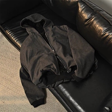 网高品拉链连帽牛仔外套男女春秋冬季加厚工装夹克棉服B103-P158，男装工装外套，星座910-1