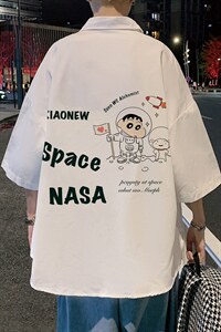 ！夏款港风冰丝衬衣男黑寸衫男白短袖衬衫男DXC290-P30图片