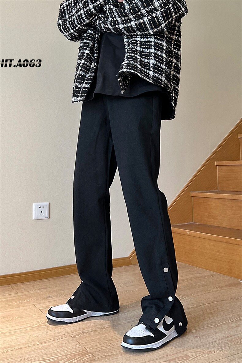 冬季加绒加厚美式高街排扣工装休闲裤货号K655常规P60加绒P65,男装休闲裤,电商A063