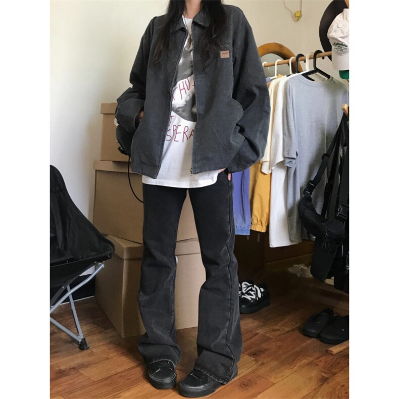 【有货】底特律夹克男款春秋美式水洗做旧短款工装外套Y188CC-P75,男装夹克,星座1007（原301D）