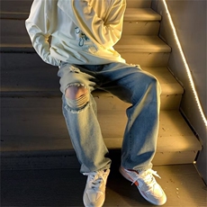 牛仔裤男夏季潮大码休闲裤子CT003P42，男装牛仔裤，星座1116-2