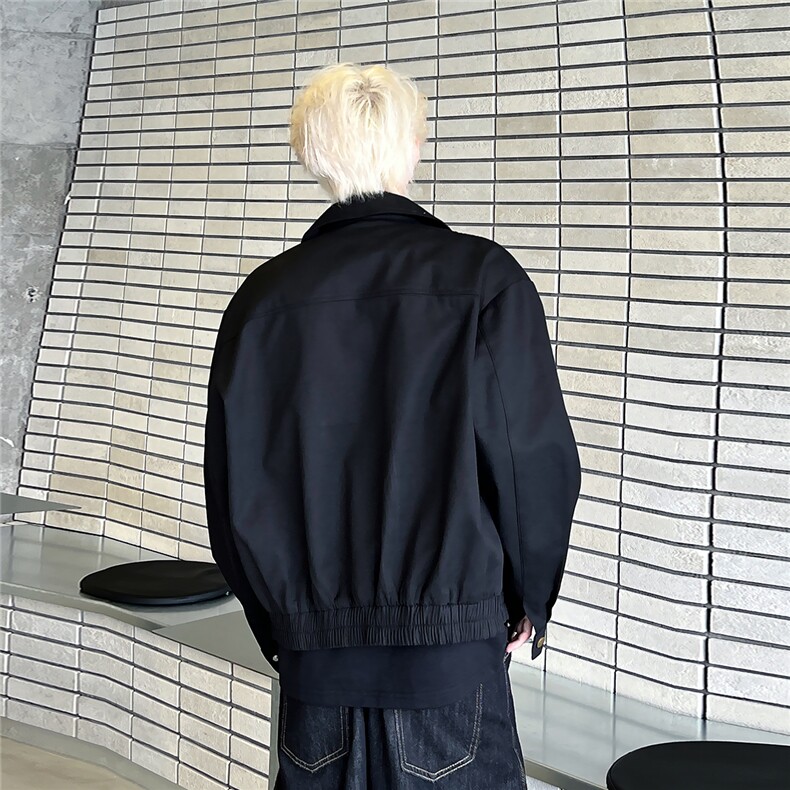 红色外套男女春秋季2025新款美式复古基础款百搭夹克JJK69-P68,男装夹克,电商C307