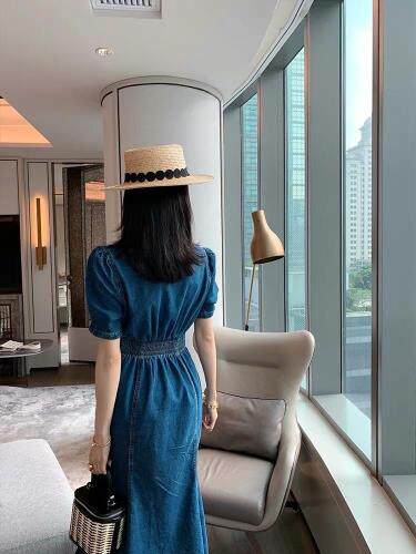 牛仔连衣裙，女装连衣裙，德咔俪