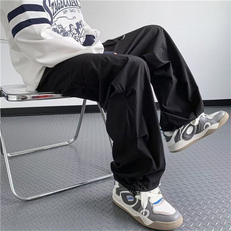 男潮流复古慵懒风直筒宽松男长裤休闲裤KK294-P40,男装休闲裤,星座911-3