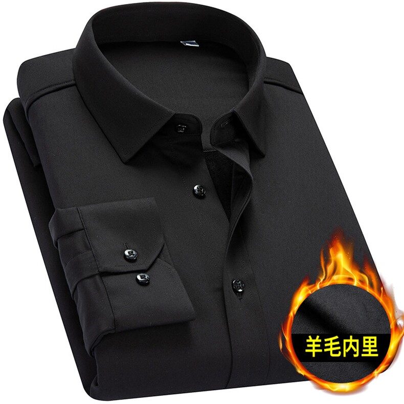 男装衬衫F83158主推款羊毛填充保暖商务衬衫,男装衬衫,钱塘207-1