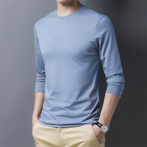 CG8019男式秋季服装新款长袖T恤青年圆领卫衣四季打底体恤P33