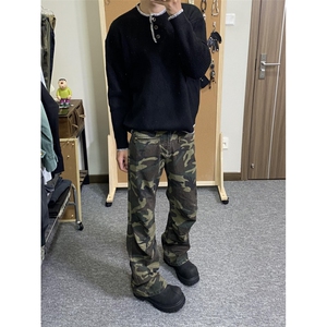 抖音质量 美式迷彩牛仔裤ZK0270-P55图片