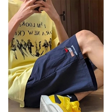 夏季新款美式复古多巴胺风五分休闲男宽松薄款速干短裤DK09，男装牛仔裤，星座1116A（原606A-3）