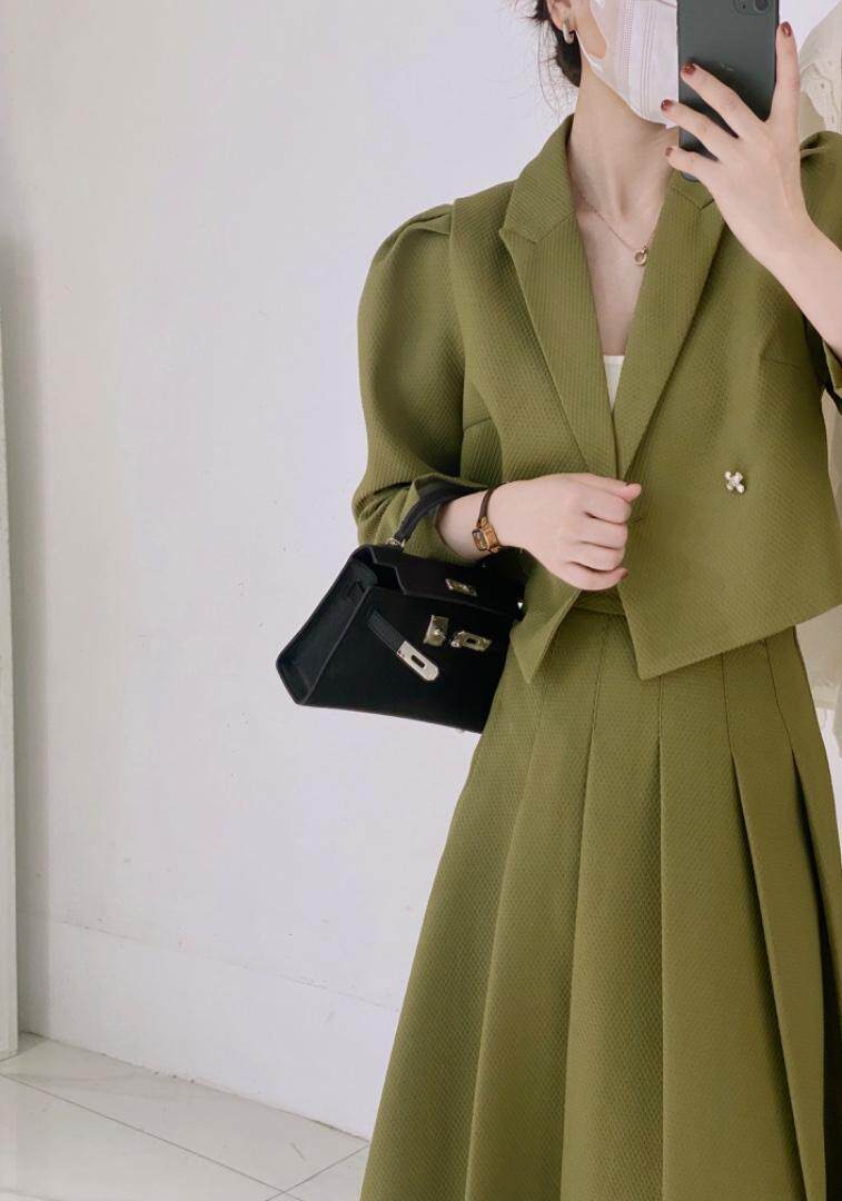 小西服套装，女装职业装，驿谷