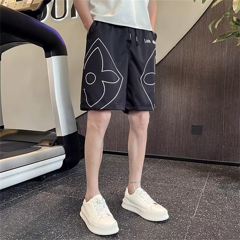 百搭男五分裤潮运动裤潮流时尚潮牌夏季流行休闲裤D070310B-1P29,男装牛仔裤,星座310B-1