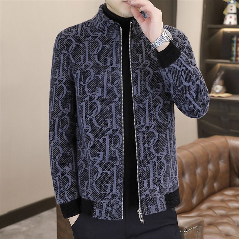 新品秋冬休闲加棉夹克百搭男装上衣23003-P140，男装夹克，星座613B