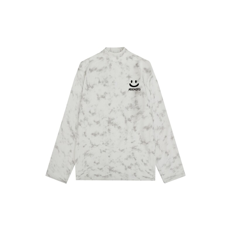 260克重磅扎染德绒半高领打底衫【有货】HD019-DR25425RB-P25图片