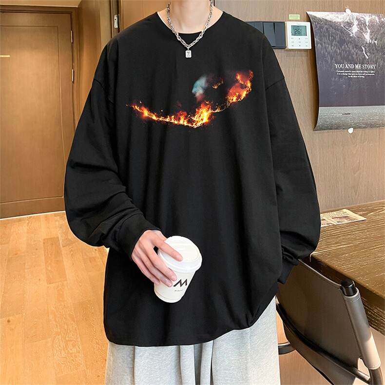 抖音得物供货量大从优可提供视频美式长袖T恤CT843特P25,男装T恤,电商A486-1