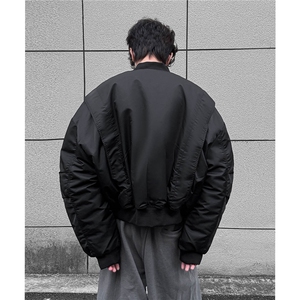 冬季美式飞行员短款加厚棉衣冬装棒球领棉服男装外套S376-特125图片