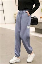 百搭华夫格卫裤，黑，白，灰，兰四个色吗，女装休闲裤，杭悦