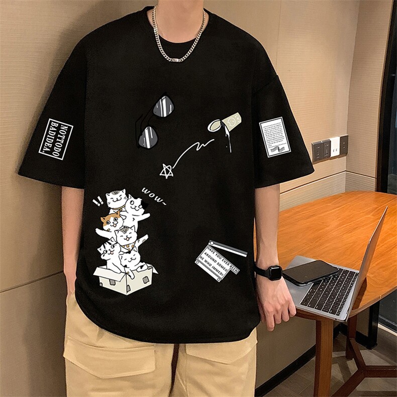 麂皮绒短袖t恤男大码半袖男JD82115-P25,男装T恤,电商A040