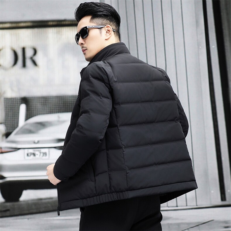 M6801-11钱塘2020-3时尚休闲简约冬季厚款中年男士羽绒服P183,男装羽绒服,钱塘207-3