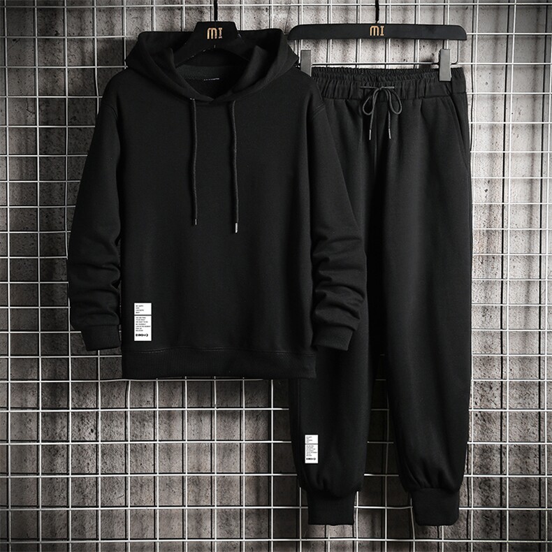 TL8045-P80连帽卫衣套装男运动套装两件套长袖运动服网格挂拍,男装休闲套装,电商A040A