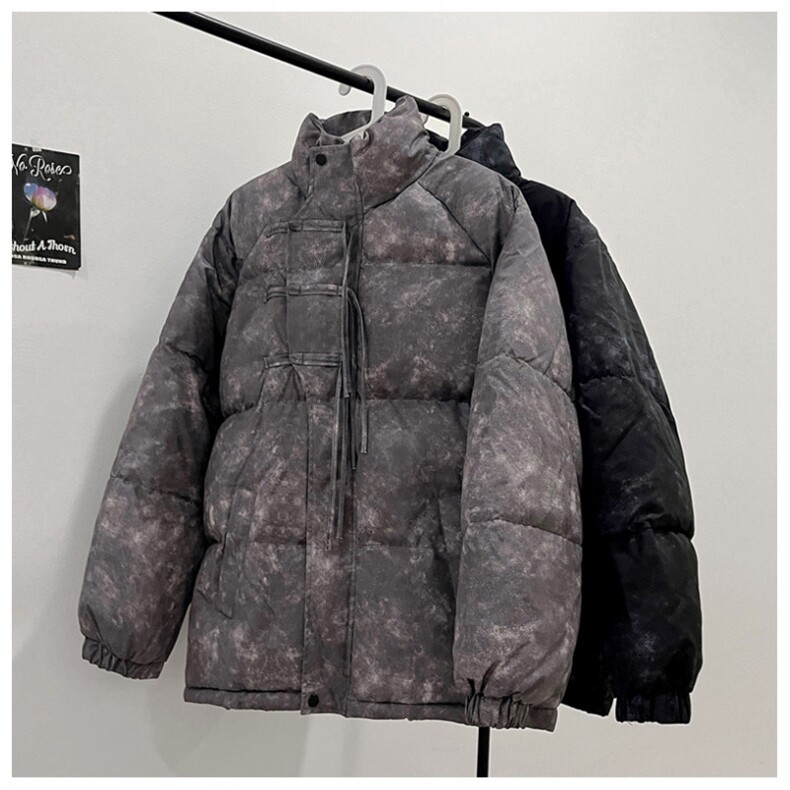 2025棉衣棉服新中式盘扣面包服连帽加绒棉袄外套-G1616-P95,男装棉衣,星座207