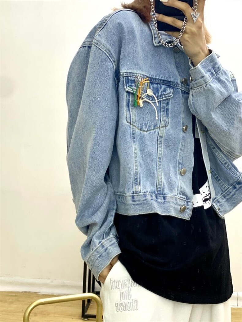 牛仔外套，其它，影子