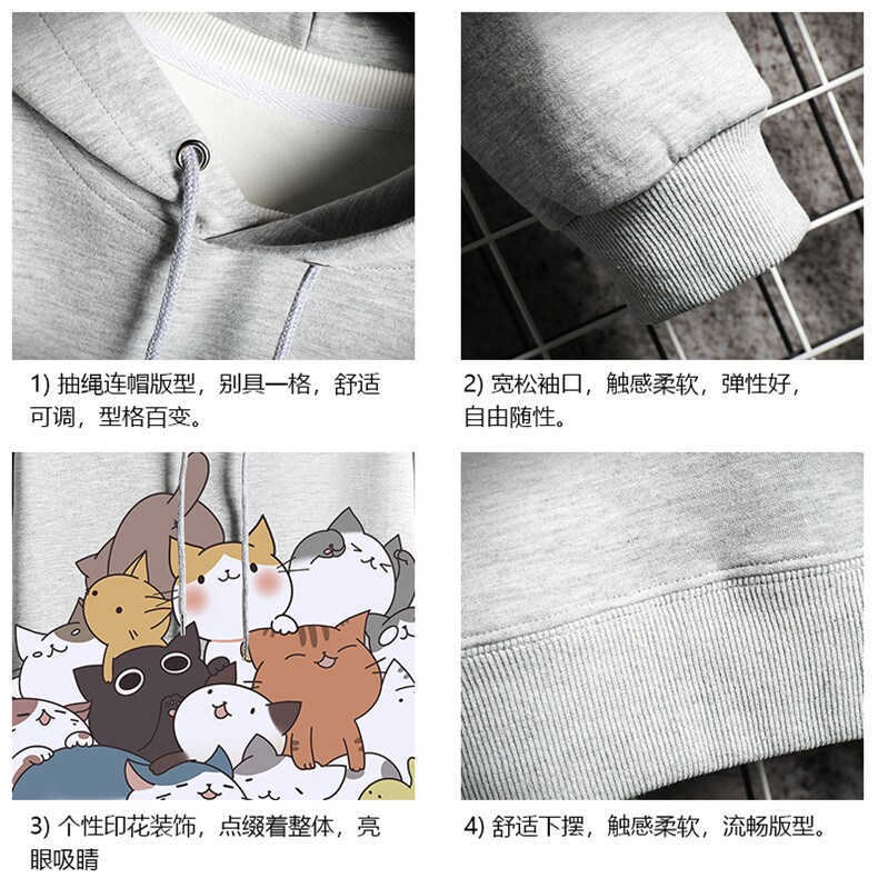 WY2162-P40纯棉连帽卫衣男大码运动帽衫宽松薄外套网格挂拍,男装卫衣,电商A040A