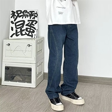 2024美式牛仔裤男款直筒长裤潮QZ08P43，男装牛仔裤，星座1116-2
