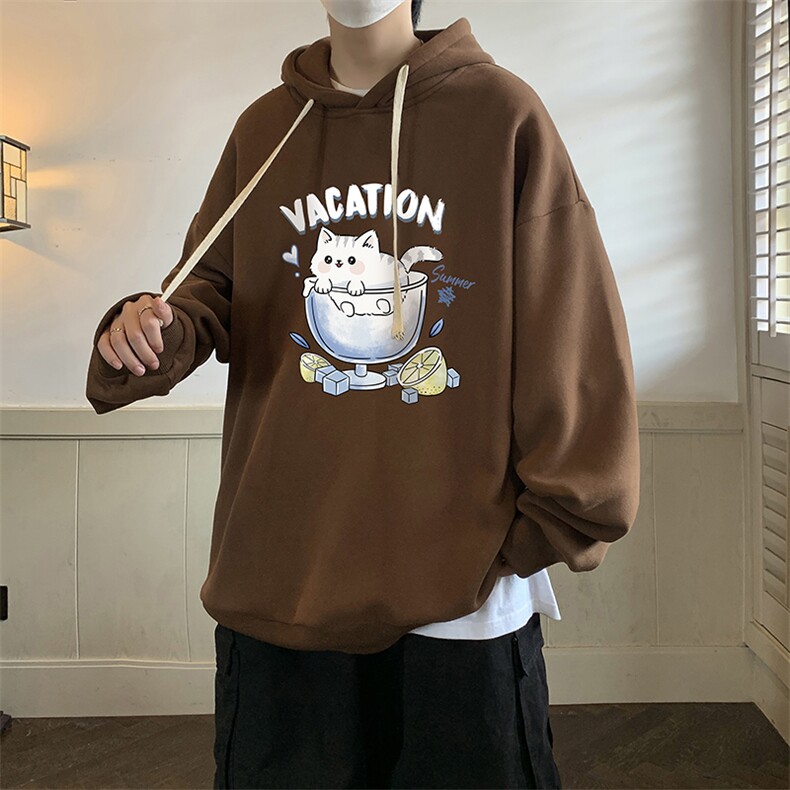 连帽卫衣男大码胖子帽衫大号运动服WY2408-P35,男装卫衣,电商A040