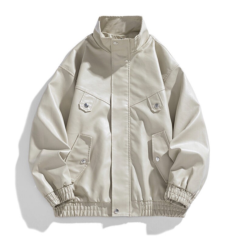 XZ-221/JK5688/P88美式复古高级感痞帅机车皮衣夹克外套，男装夹克，星座221