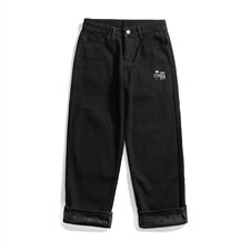 xz103A-k806J-P55-限价78-得物白底大码加绒长裤阔腿肥仔,男装卫衣,星座103A