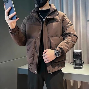 网图 秋冬季痞帅棉衣男款高级感棉服2025新款修身潮流棉袄外套图片