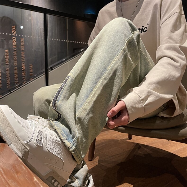 特价！（现货4千件）牛仔裤男美式高街宽松裤子A080-9603-特P29,男装牛仔裤,电商A080