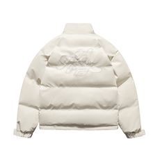 现货抖音美式高街刺绣PU皮棉服棉袄加厚保暖外套MY758-P108，男装棉衣，星座1213