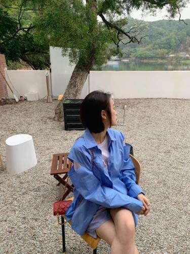 漏肩防晒衬衫，女装衬衫，AKSKYLAN(6F)