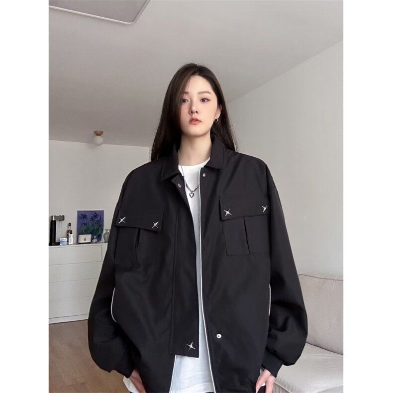 青春流行男夹克文艺潮星星夹克外套MV44P65,男装夹克,星座1116-2