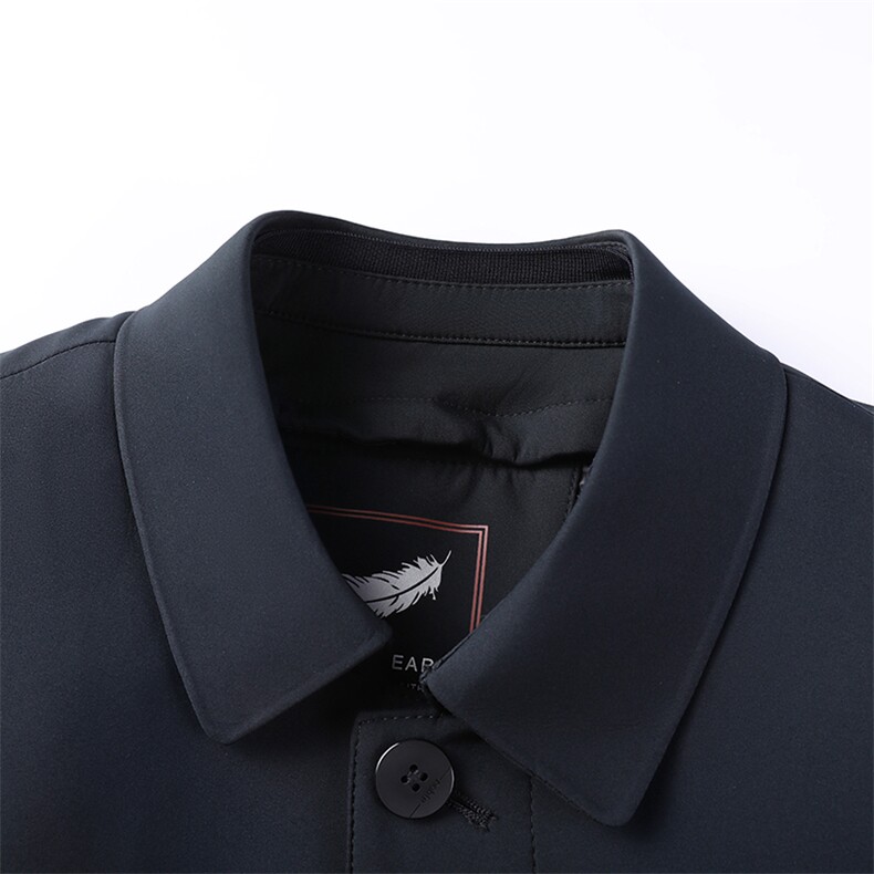 羽绒服男士可拆卸内胆保暖中年爸爸冬装加厚外套干部休闲夹克男装,男装羽绒服,电商B212（原钱塘6029）