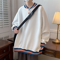 春装新品休闲卫衣圆领长袖套头简约卫衣男女同款WY002-P65控价88，男装卫衣，电商A441-1