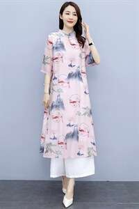 2021夏季新款简约优雅时尚气质显瘦舒适两件套连衣裙图片