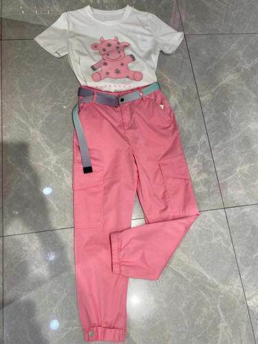 糖果色工装裤，女装，七彩布衣