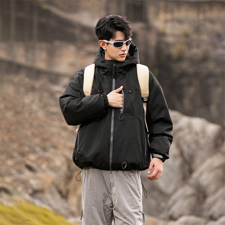 311B-1-YZ-9233-P195控339大码潮牌提花情侣百搭立领羽绒服，男装羽绒服，星座311B-1