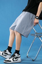 K208P20蓝底潮流百搭加大码糖果色五分裤学生情侣休闲裤夏装，男装休闲裤，电商A050