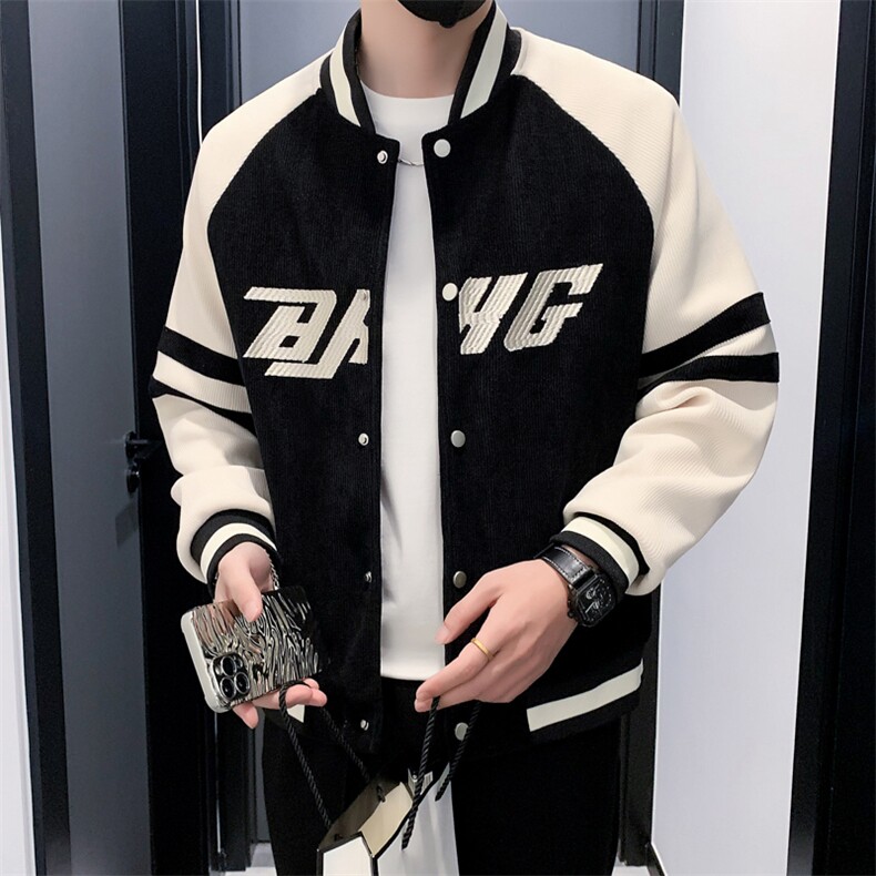 JK306P88128聚酯纤维M-3XL夹克男高级感痞帅休闲,男装夹克,电商B340