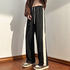 春季休闲裤直筒青春流行潮男条纹运动裤SK10P28图片