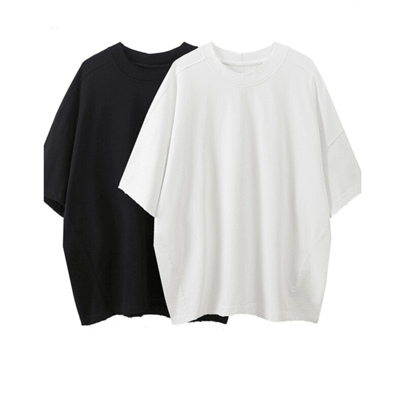 抖音--北木服饰--蝙蝠袖阔版全棉短袖tX002-TP45,男装T恤,电商A089-1