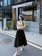 秋季新款小衫连衣裙，女装连衣裙，紫缘