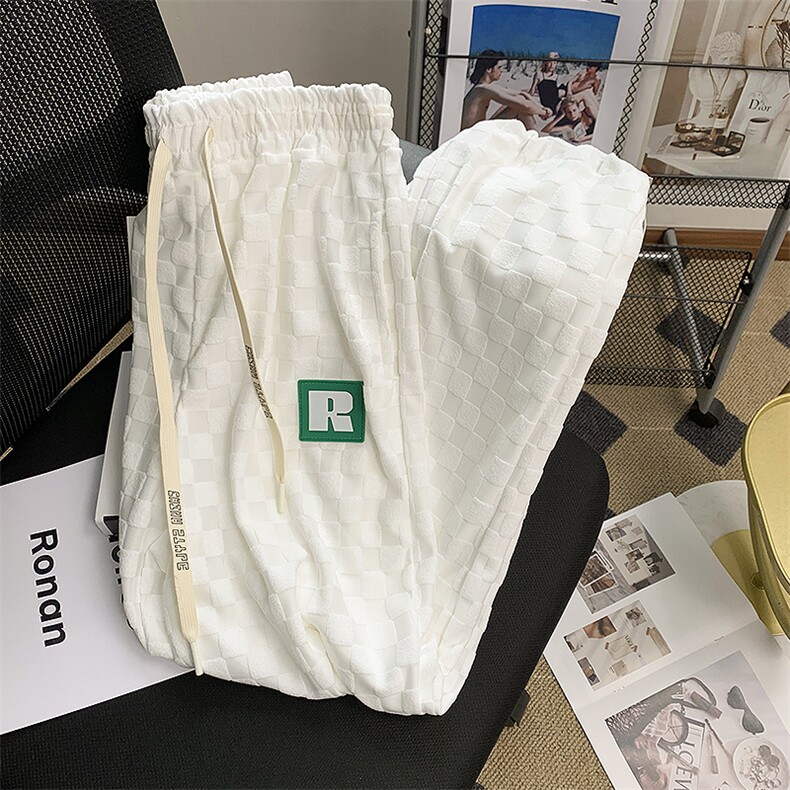 218-1-P37-KK771夏季宽松休闲百搭裤图片